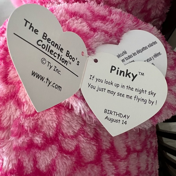 Rare Jumbo TY Pinky  Owl 17 inches - Picture 5 of 5